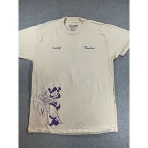 Primitive Dragon Ball Super Beerus Graphic T-Shirt Mens Medium Cream Purple 1899